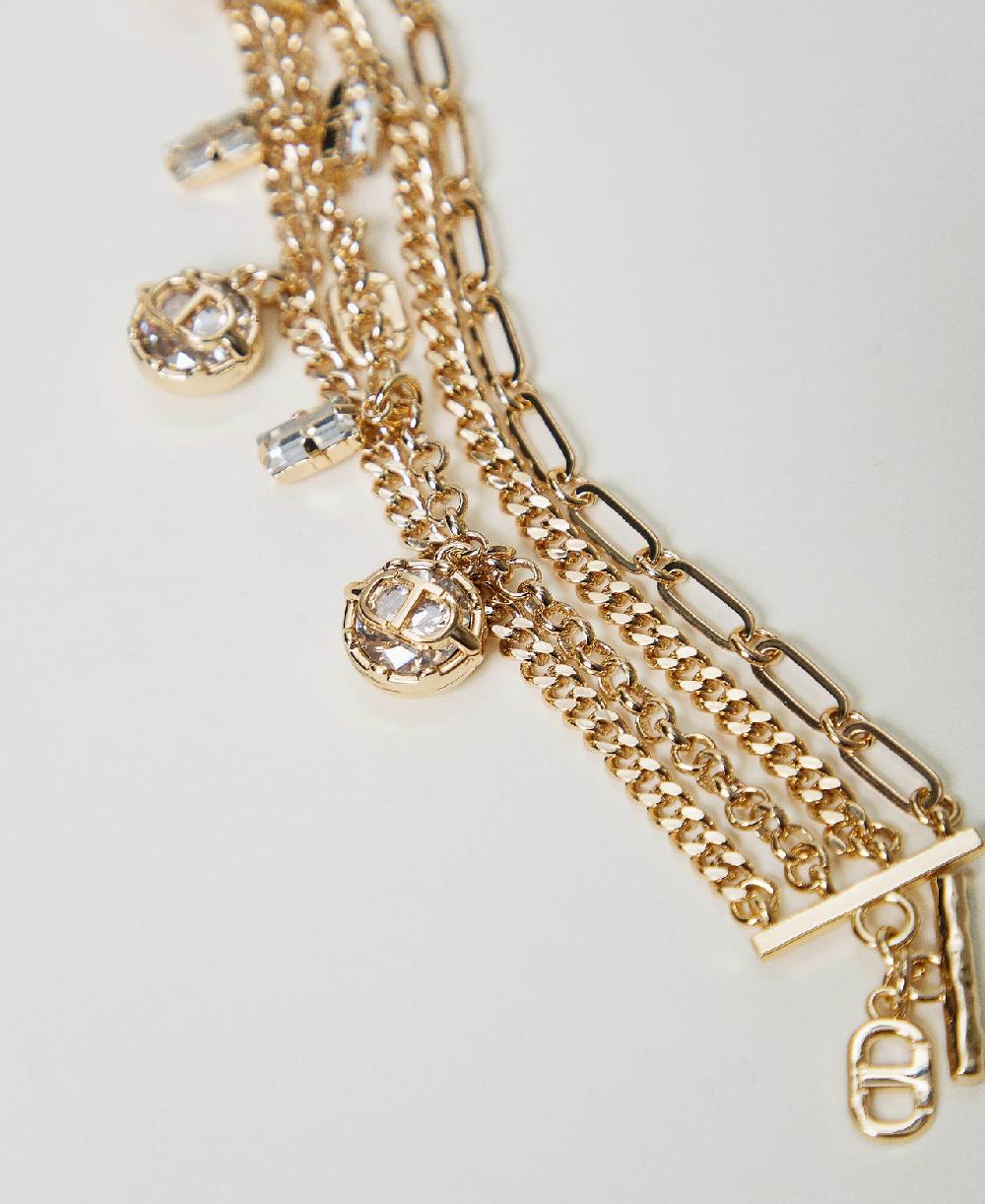 Scee by twin set Bracciale multifilo con pendenti Offerta