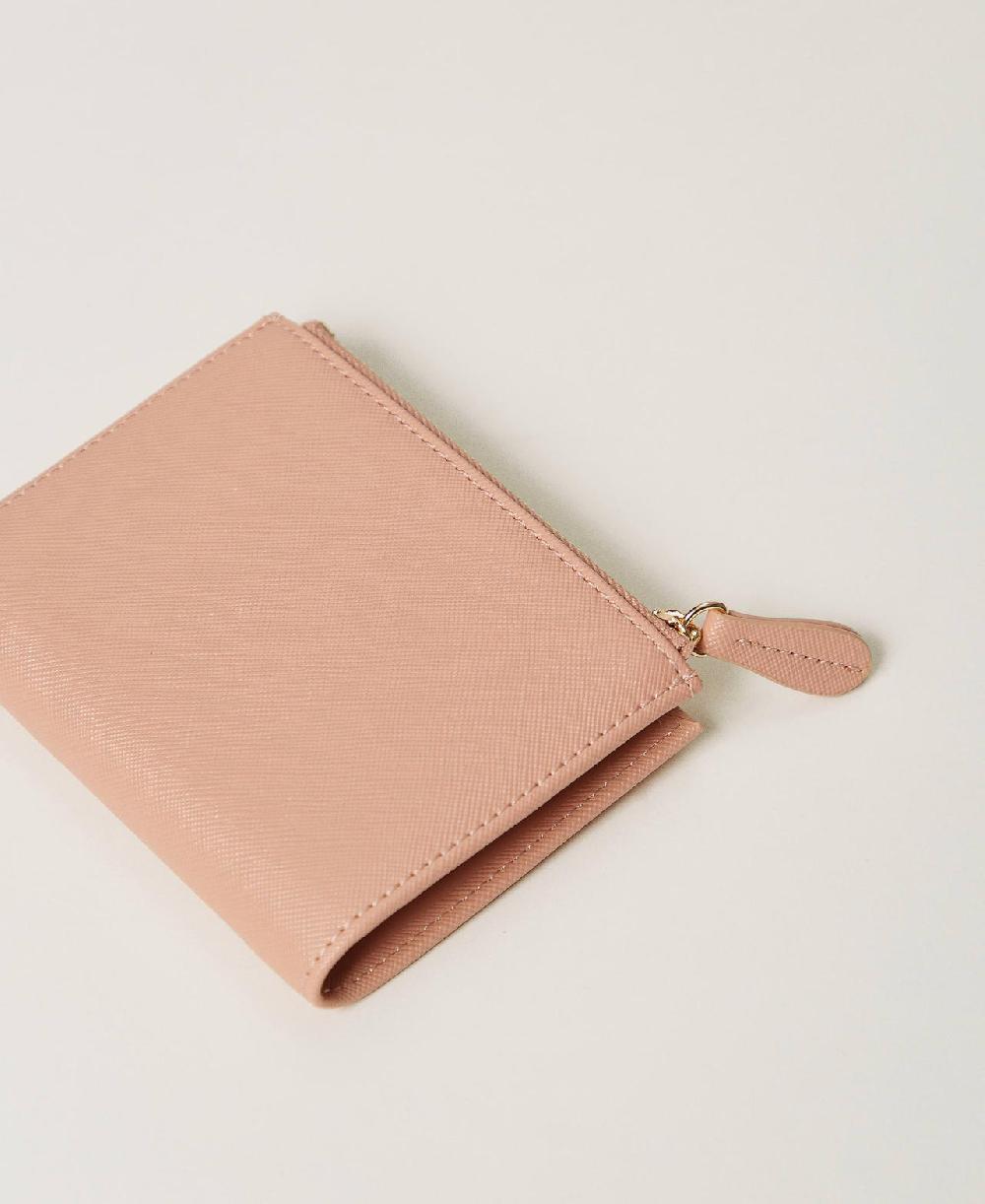 Scee by twin set Portafoglio con zip e Oval T In Saldo