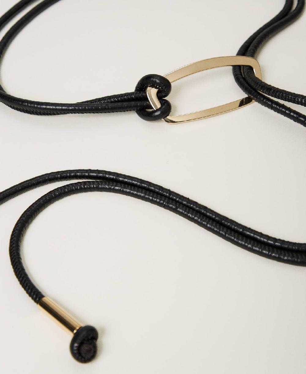 Scee by twin set Cintura con fibbia logata Moda