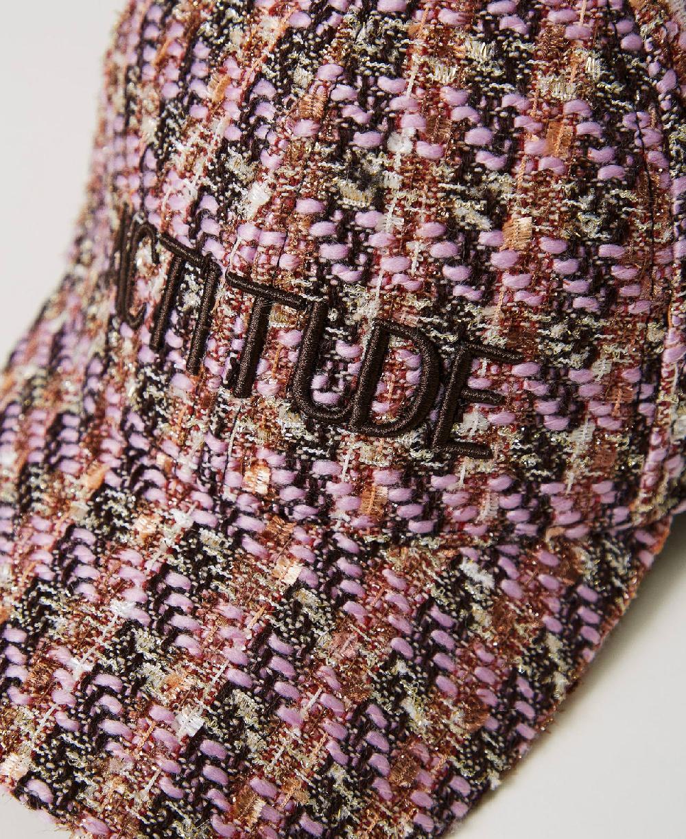 Scee by twin set Cappello da baseball in bouclé Grande vendita
