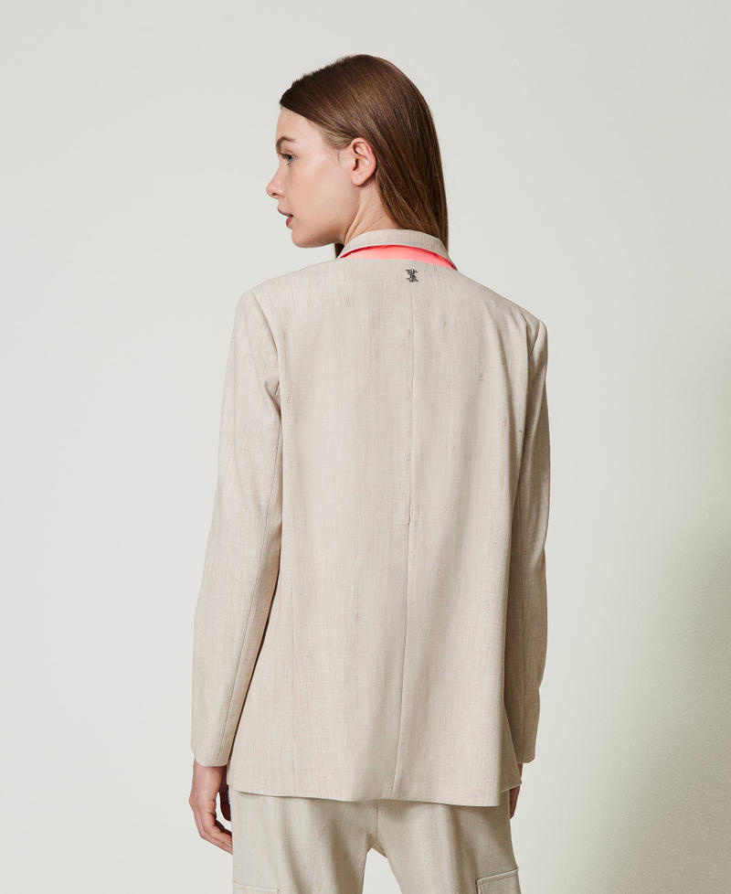 Scee by twin set Giacca blazer MYFO con ricamo Cyber Monday