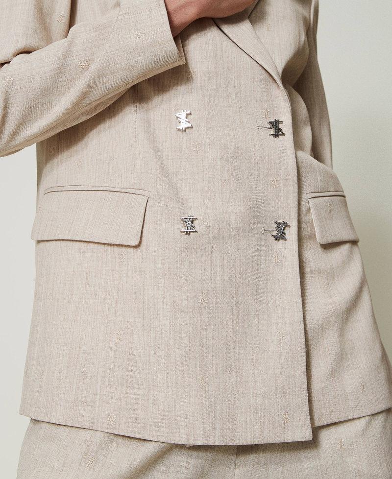 Scee by twin set Giacca blazer MYFO con ricamo Cyber Monday