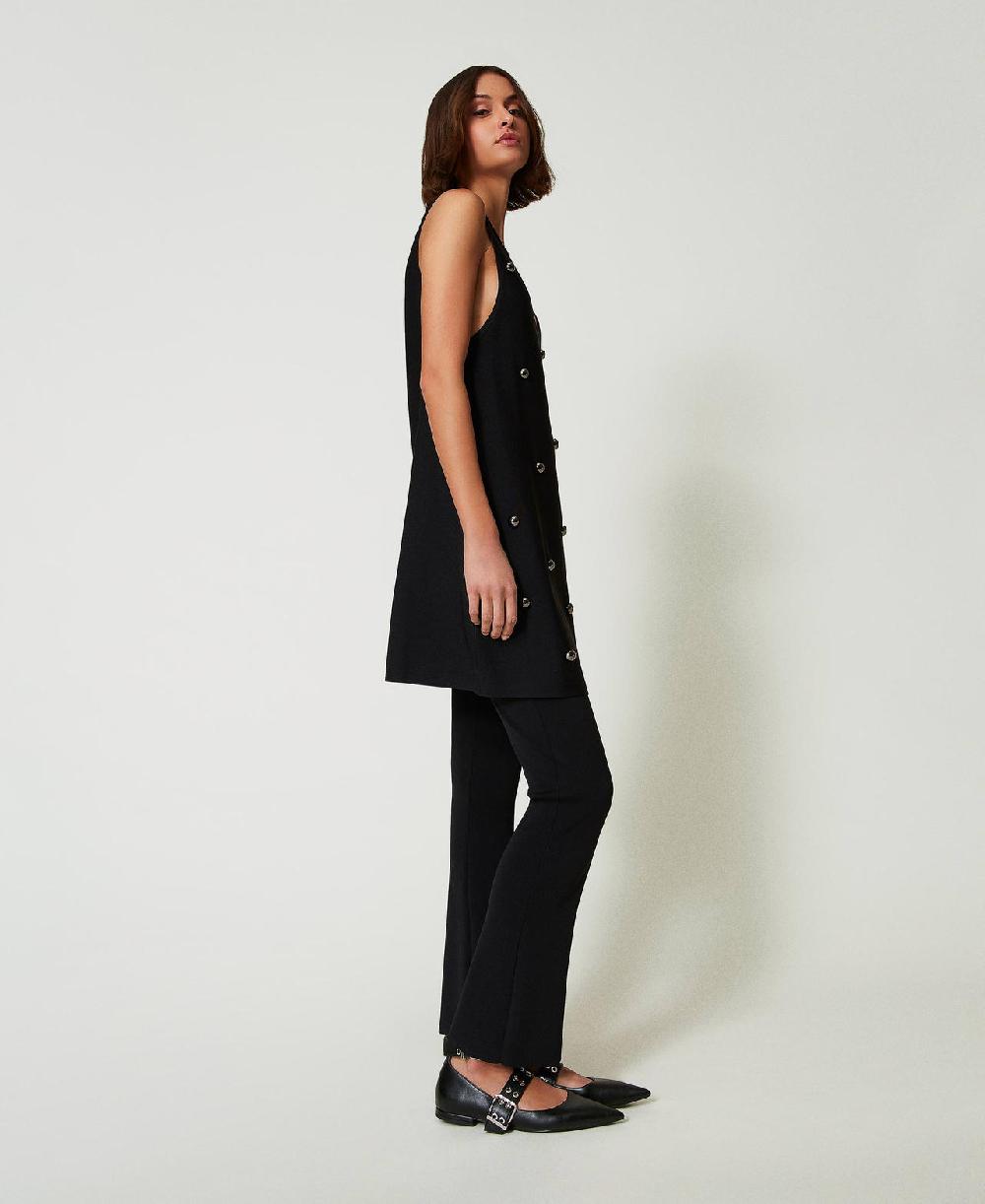 Scee by twin set Pantaloni flare in maglia Online Outlet