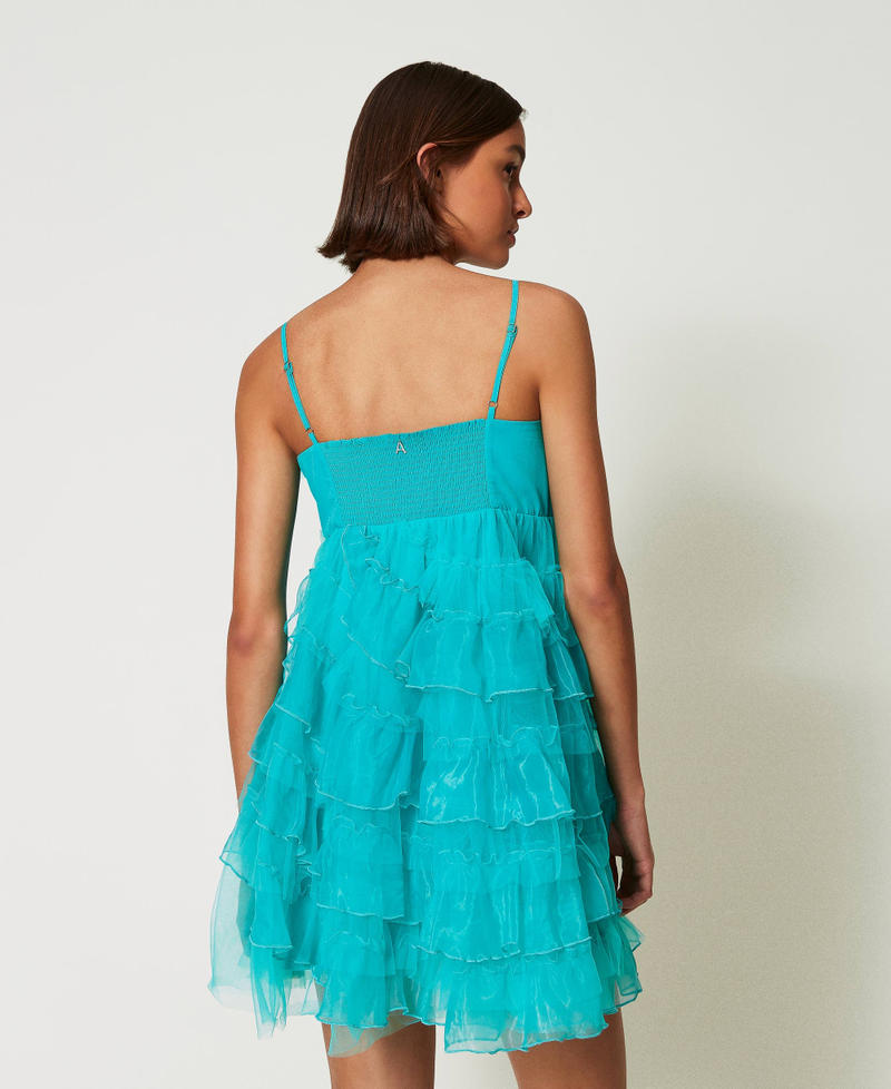 Scee by twin set Abito corto in tulle e organza Sconti VIP