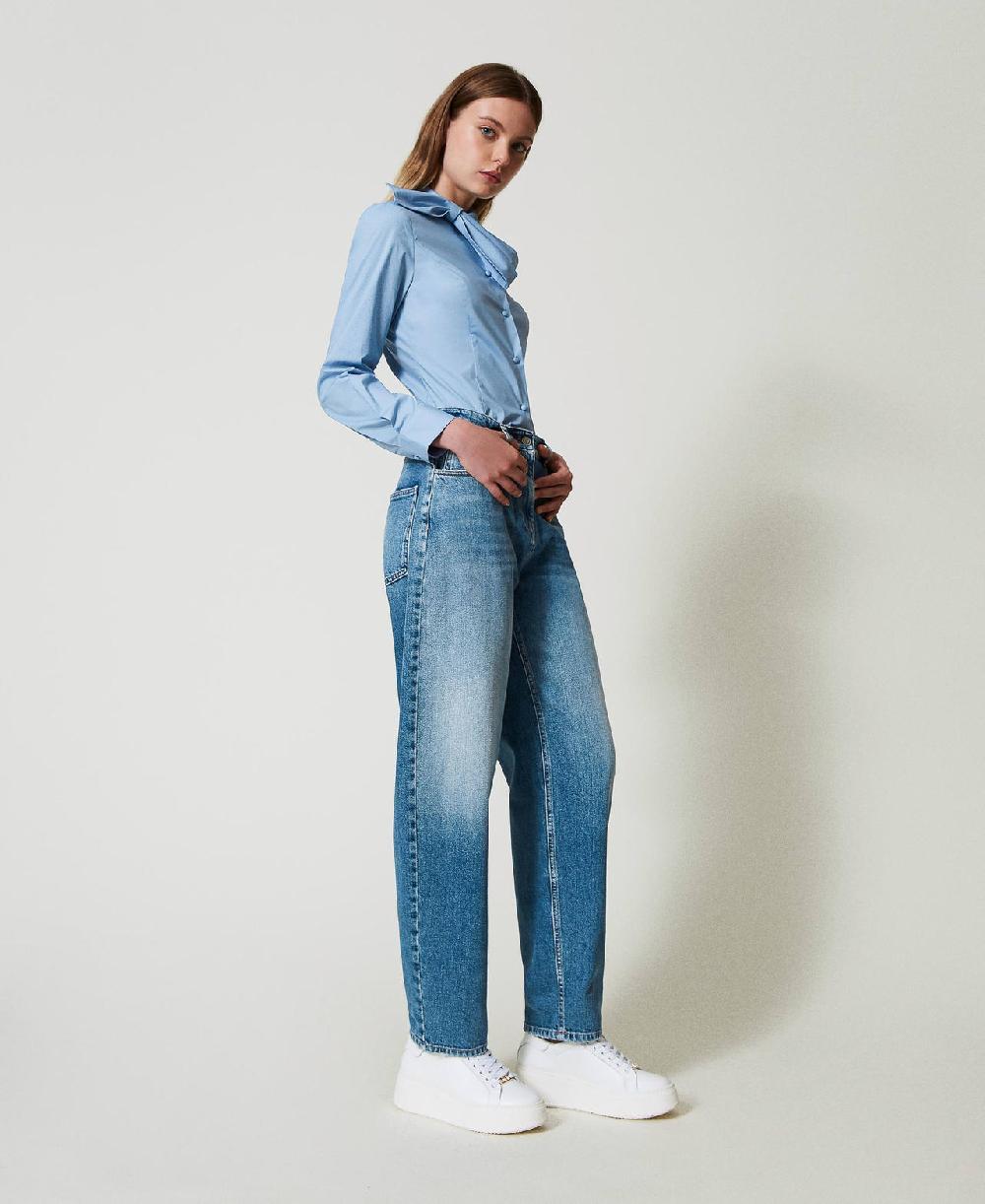 Scee by twin set Jeans carrot fit cinque tasche Ultimi due giorni
