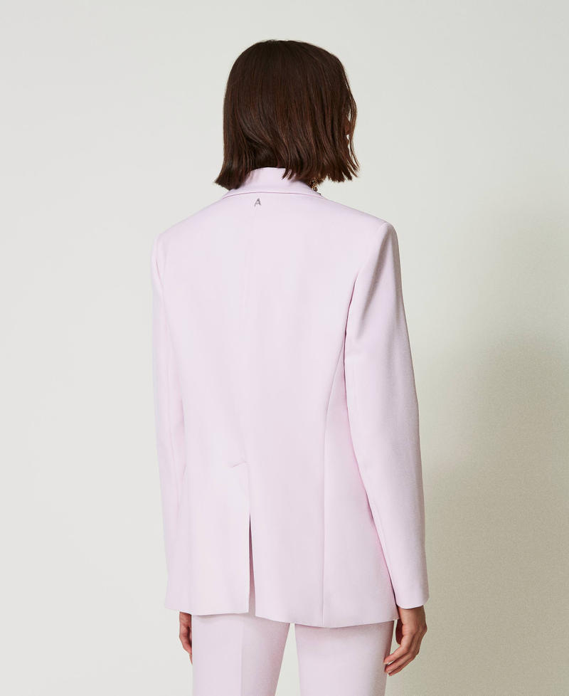 Scee by twin set Giacca blazer in crêpe cady 50% di sconto con spedizione gratuita