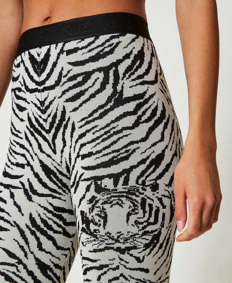 Scee by twin set Leggings MYFO in maglia jacquard Officina