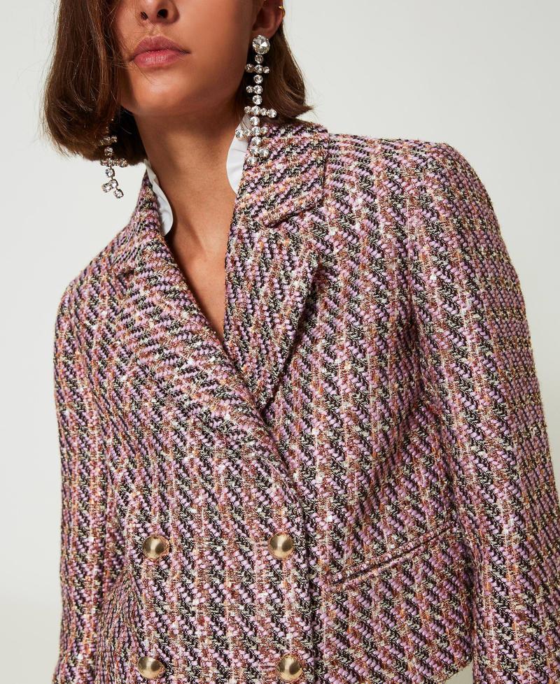 Scee by twin set Giacca blazer in bouclé e lurex Qualità Garantita