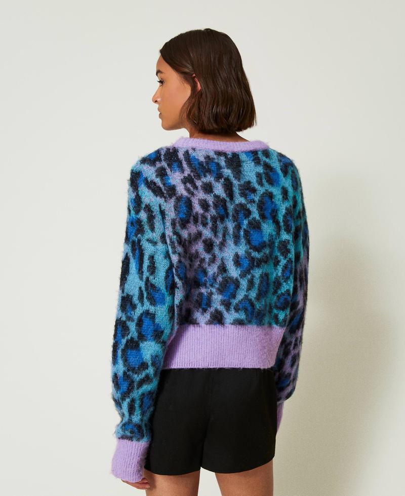 Scee by twin set Maglia boxy MYFO in maglia jacquard Consegna Veloce