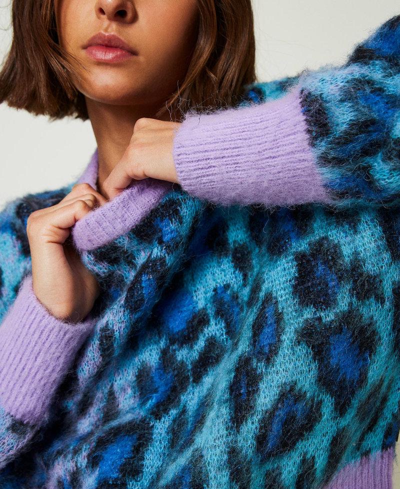 Scee by twin set Maglia boxy MYFO in maglia jacquard Consegna Veloce