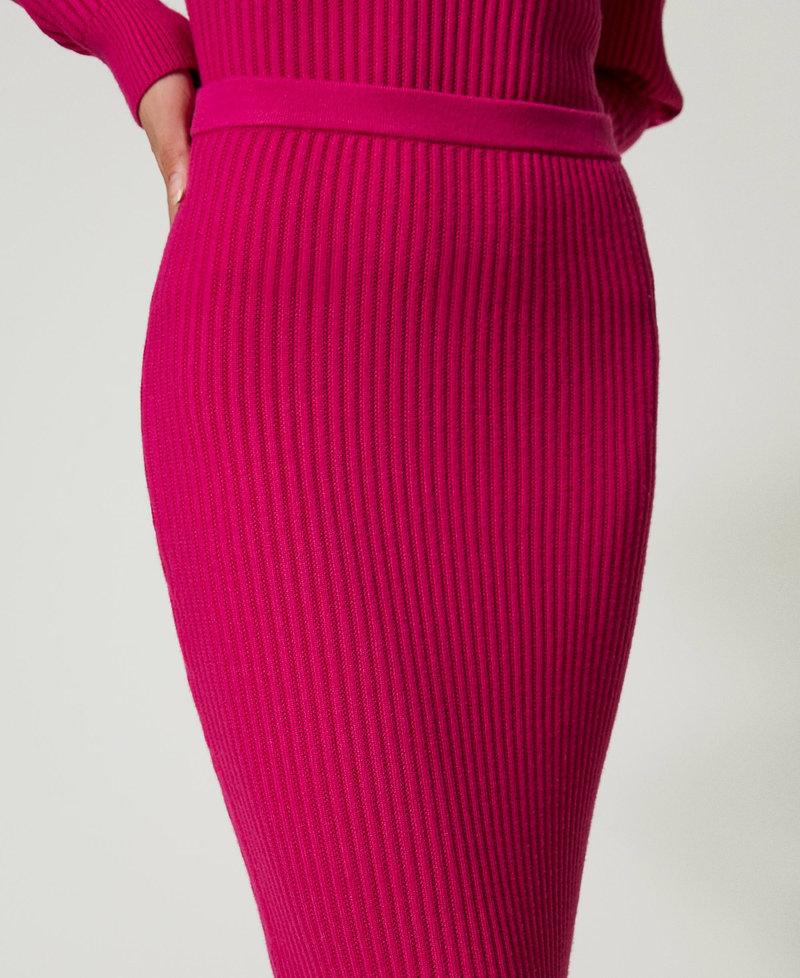 Scee by twin set Gonna longuette in maglia a coste Shopping Online