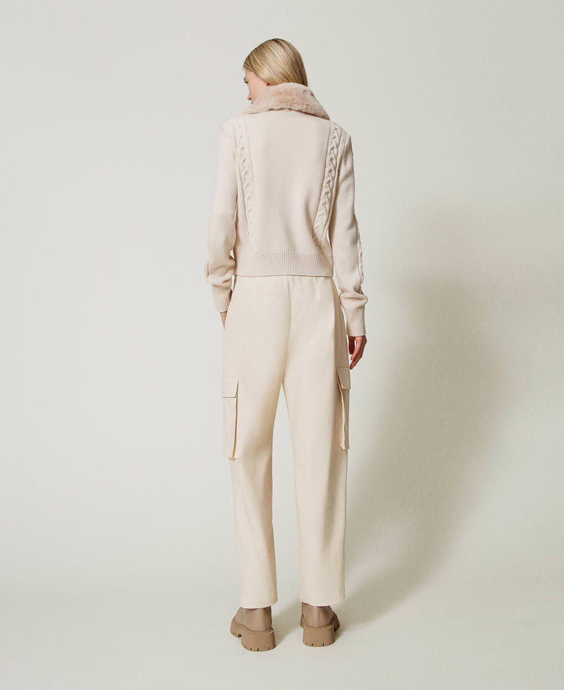 Scee by twin set Pantaloni cargo con tasche asimmetriche Outlet