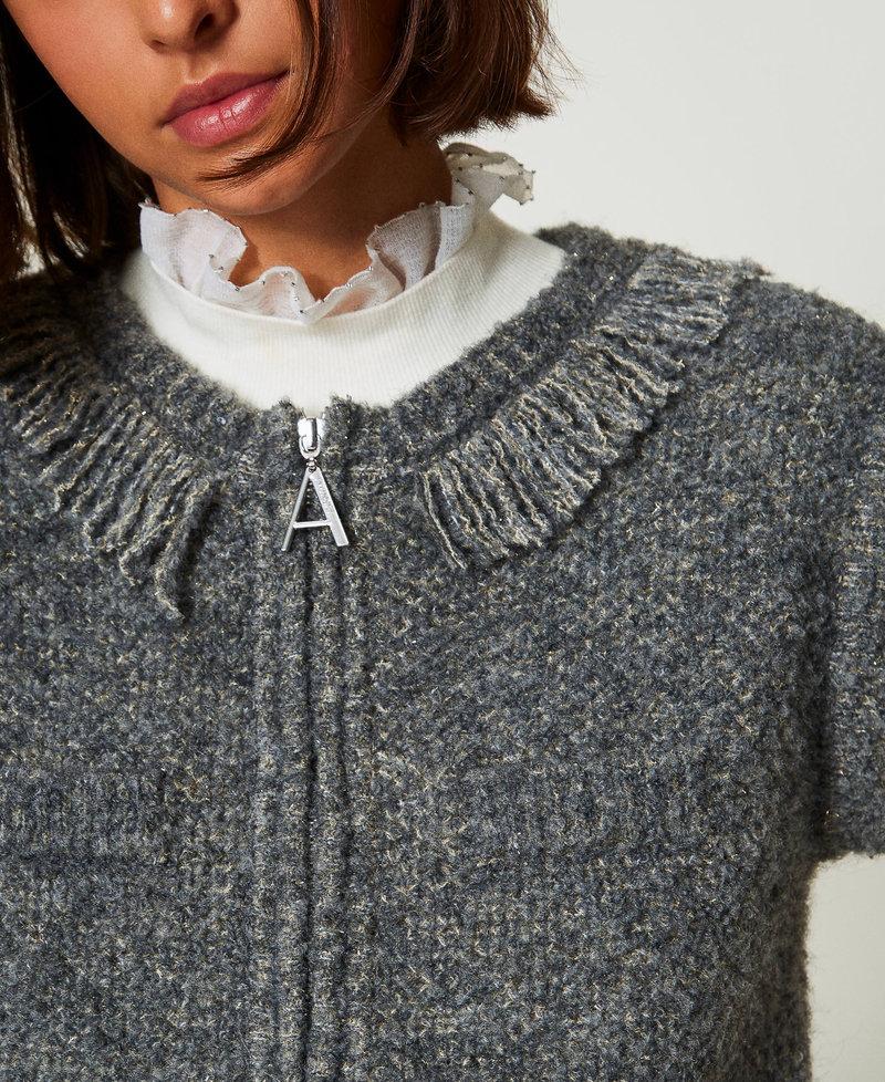 Scee by twin set Gilet in maglia bouclé riciclata Saldi