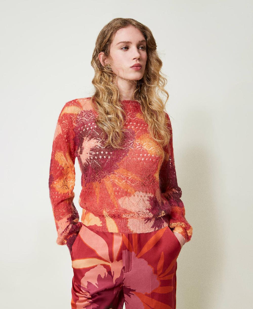 Scee by twin set Maglia in misto lana e mohair Prezzo di fabbrica