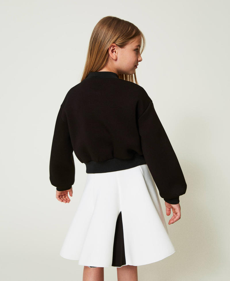 Scee by twin set Bomber in tessuto scuba Offerta migliore