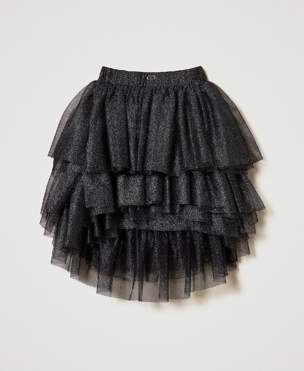 Scee by twin set Gonna a balze in tulle lurex Online Outlet