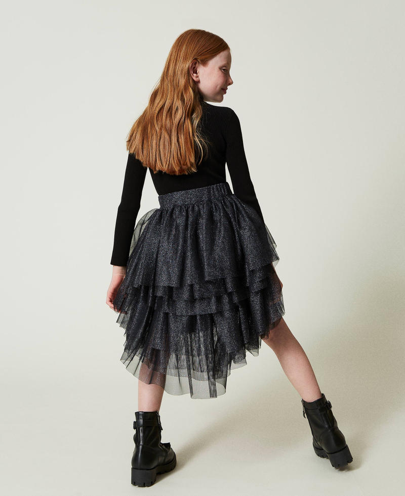 Scee by twin set Gonna a balze in tulle lurex Online Outlet