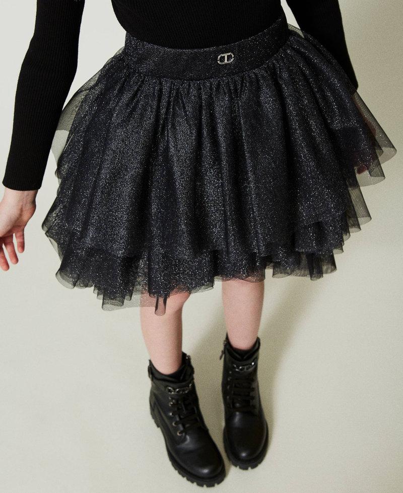 Scee by twin set Gonna a balze in tulle lurex Online Outlet