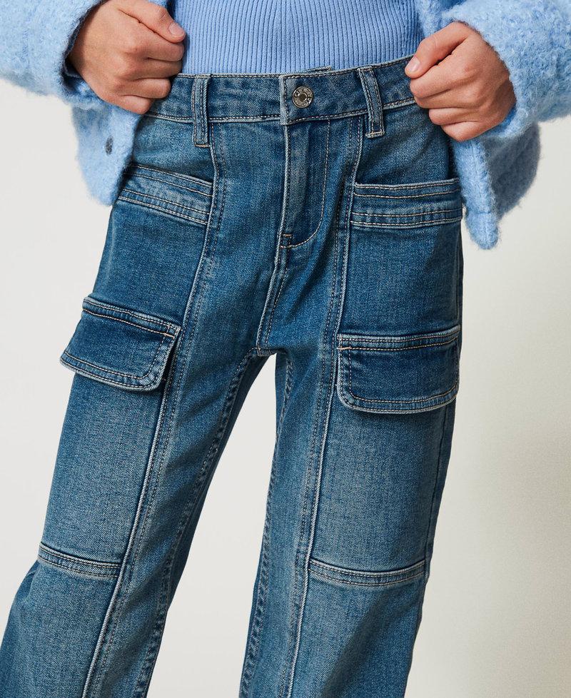 Scee by twin set Jeans cargo con tasche Offerte stagionali