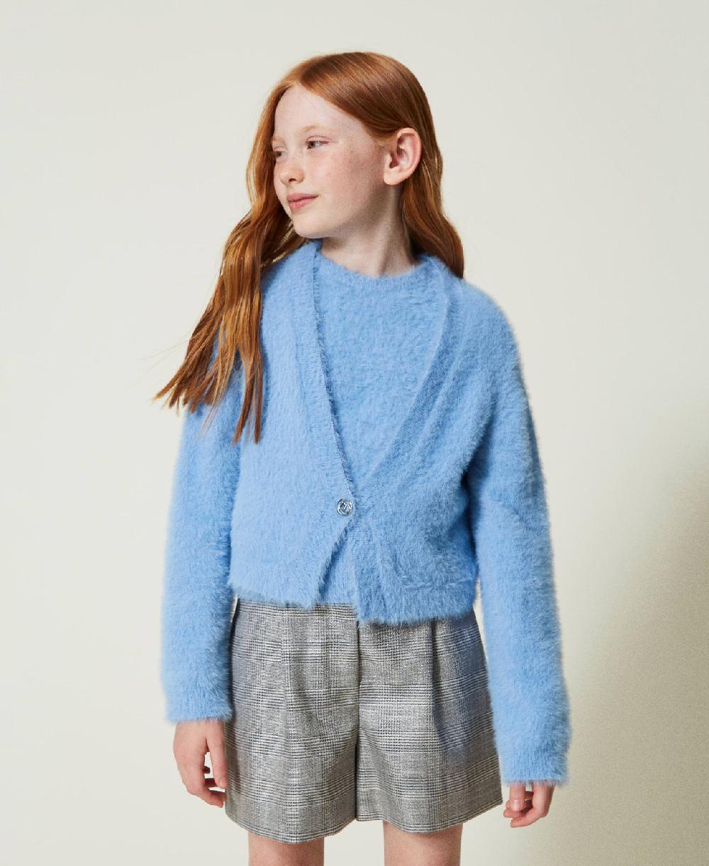 Scee by twin set Maglia e cardigan con bottone Oval T Comprane uno, ottenene uno gratis