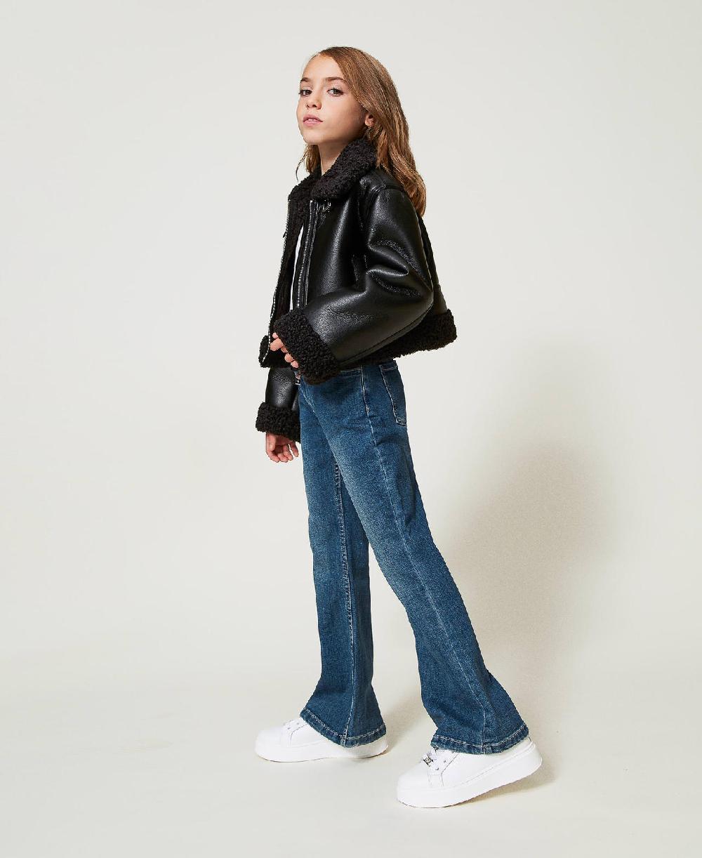 Scee by twin set Jeans bell bottom cinque tasche Offerte giornaliere