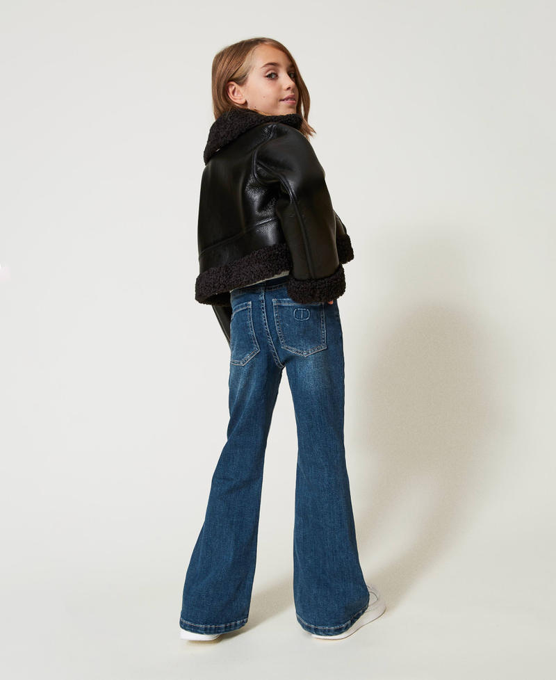 Scee by twin set Jeans bell bottom cinque tasche Offerte giornaliere