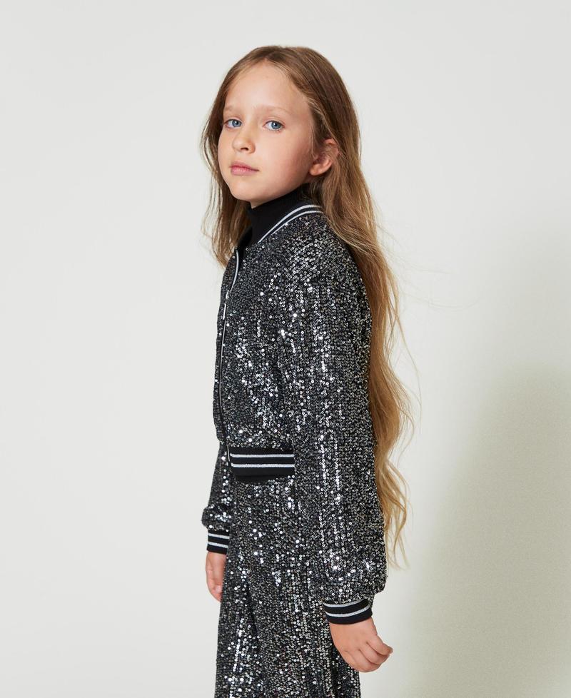 Scee by twin set Bomber in full paillettes 50% di sconto con spedizione gratuita