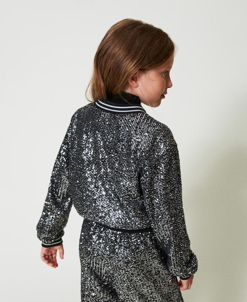 Scee by twin set Bomber in full paillettes 50% di sconto con spedizione gratuita