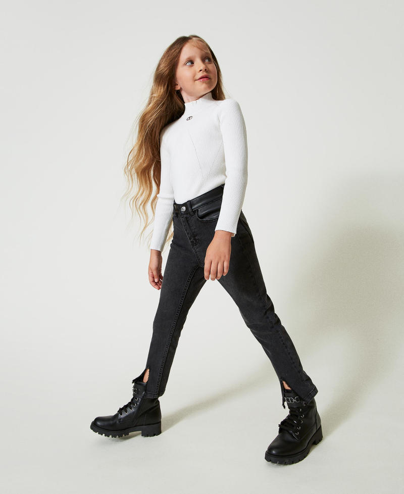 Scee by twin set Jeans skinny con spacchi Officina