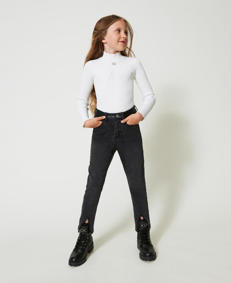 Scee by twin set Jeans skinny con spacchi Officina