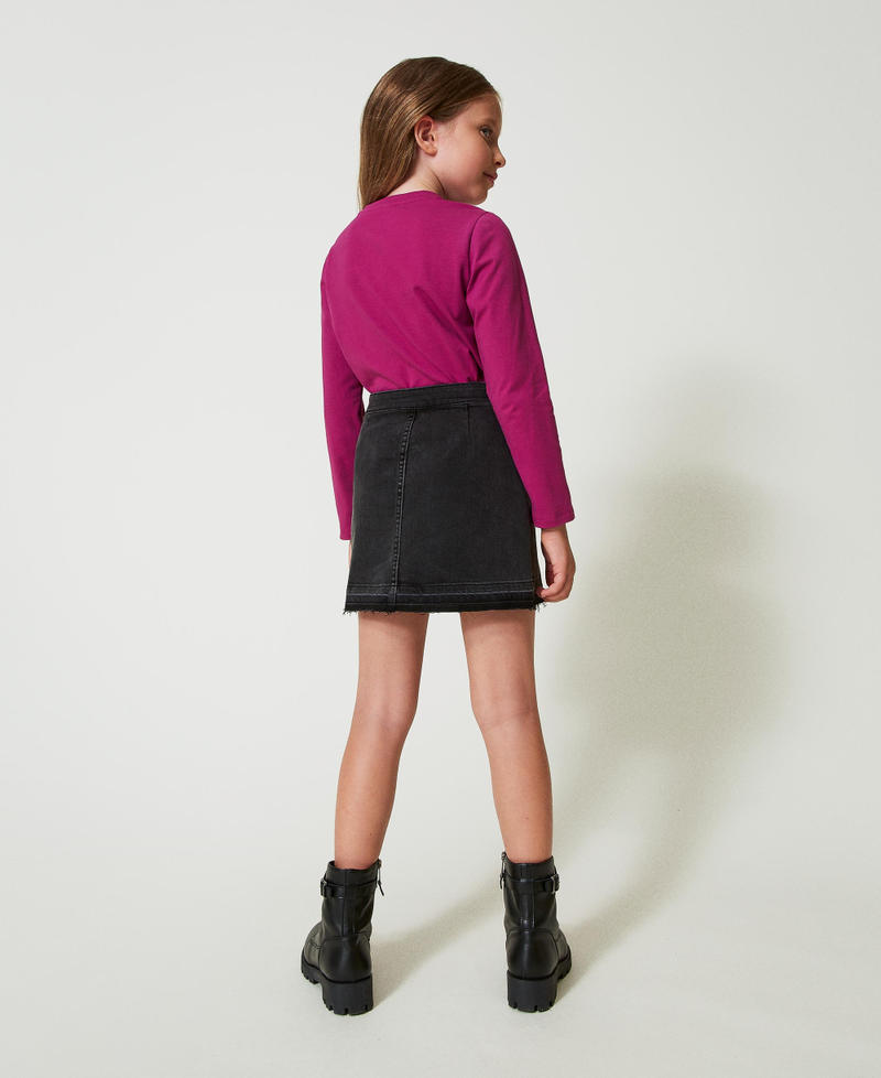 Scee by twin set Minigonna in jeans con spacchi Sconti questo mese