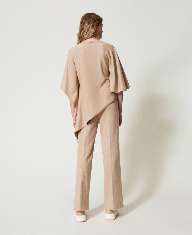 Scee by twin set Pantaloni a palazzo in maglia Italy