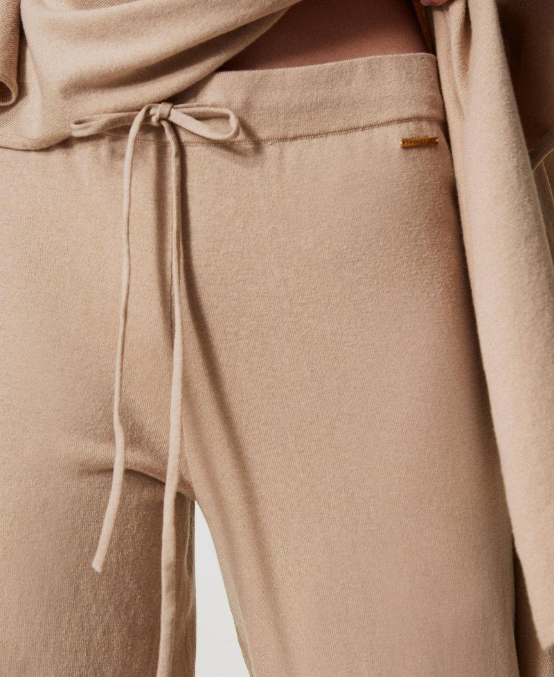 Scee by twin set Pantaloni a palazzo in maglia Italy