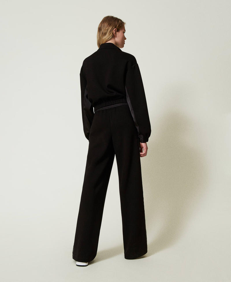 Scee by twin set Felpa con zip e pantaloni a palazzo Soddisfazione Garantita