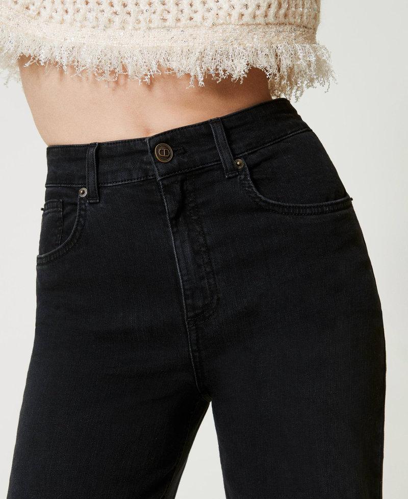 Scee by twin set Jeans flare a vita alta Acquista Ora