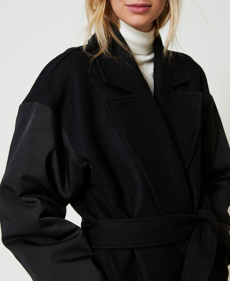 Scee by twin set Cappotto in panno di misto lana Economico