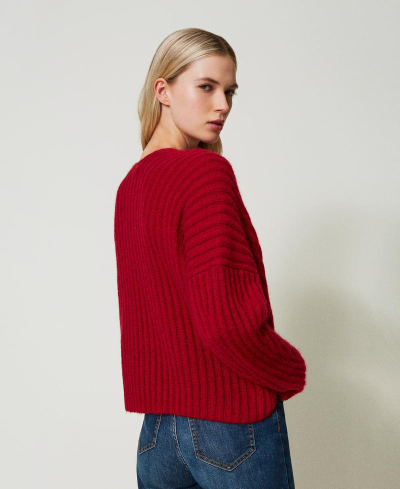 Scee by twin set Maglia doppio uso in misto mohair In Saldo