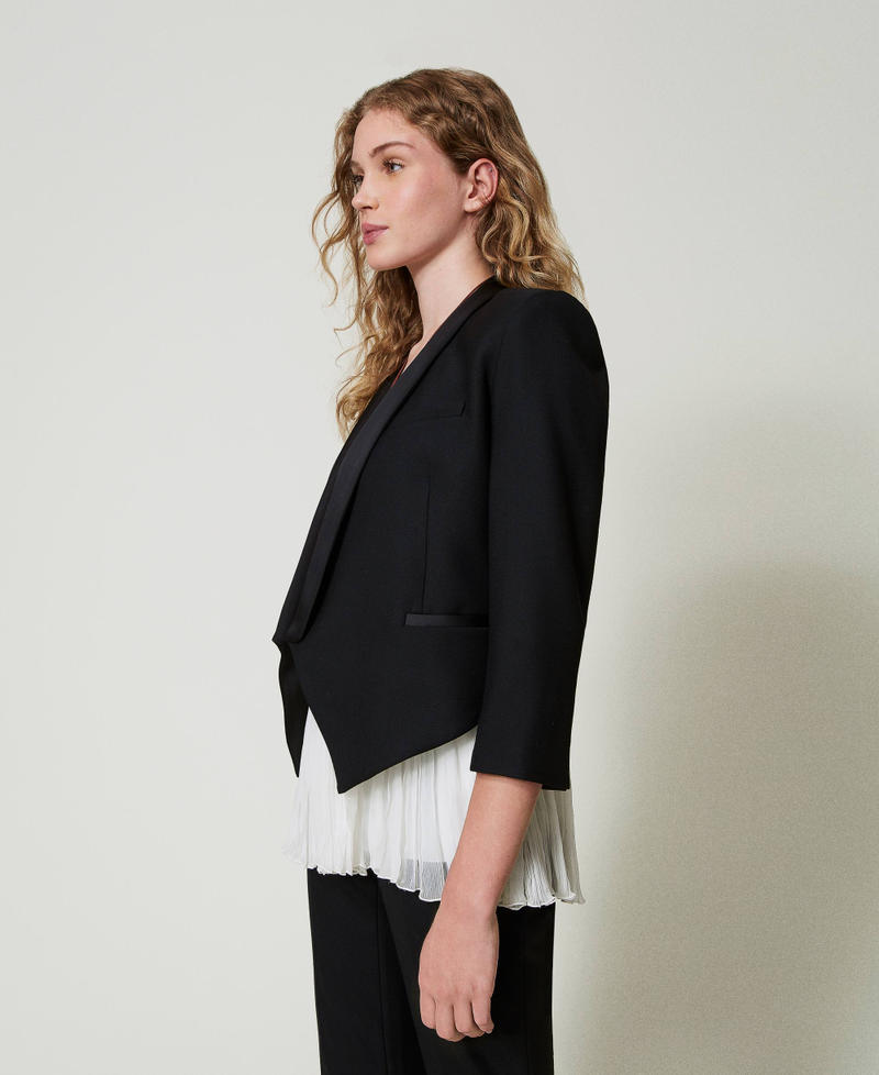 Scee by twin set Giacca blazer in serge misto lana Offerte esclusive