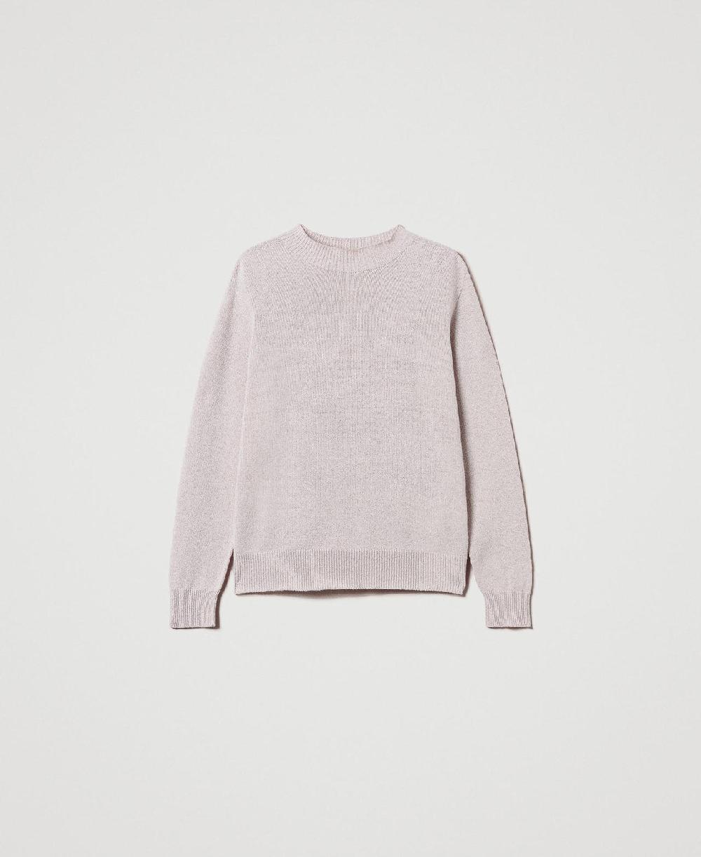 Scee by twin set Maglia in misto lana e lurex Liquidazione