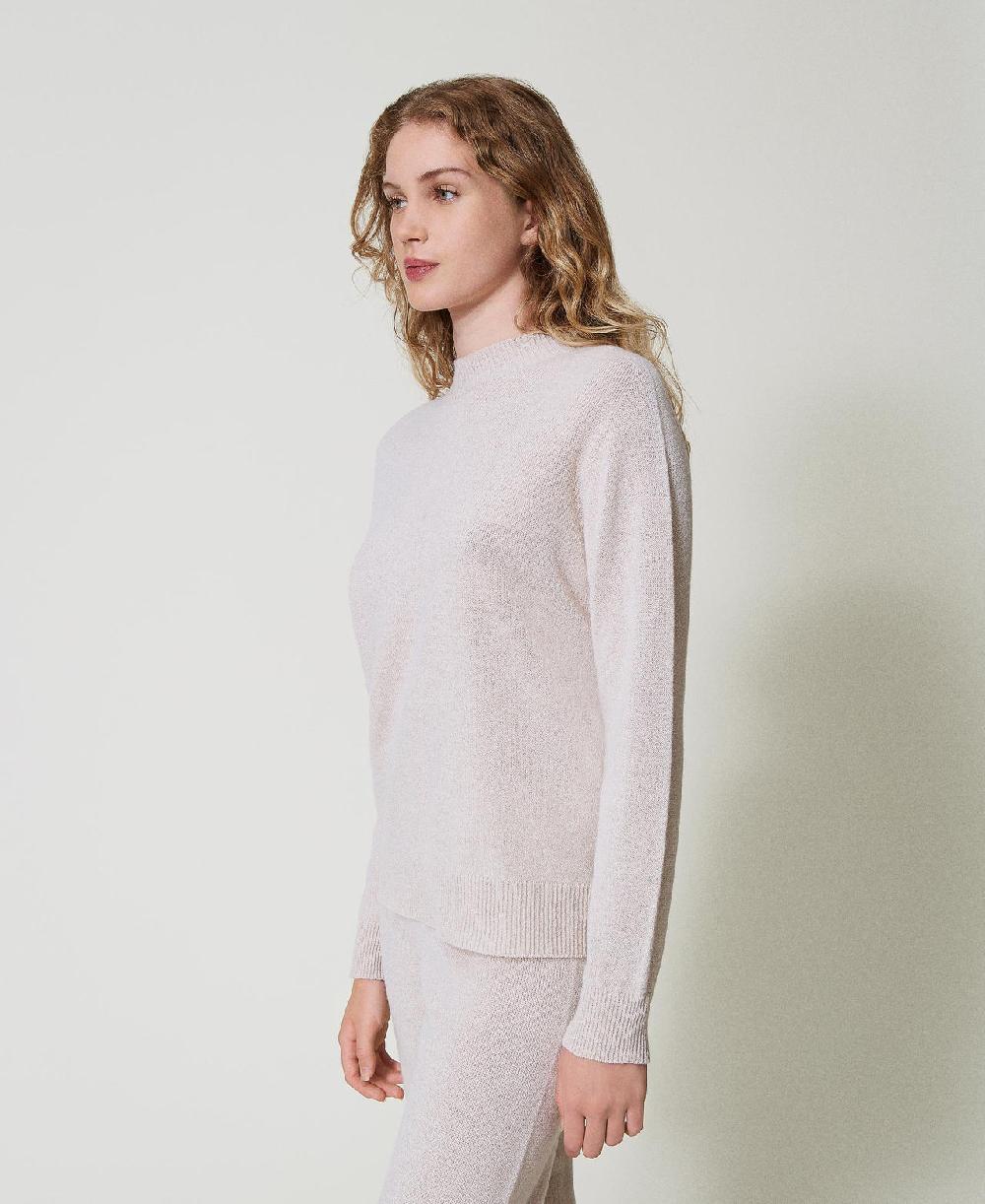 Scee by twin set Maglia in misto lana e lurex Liquidazione