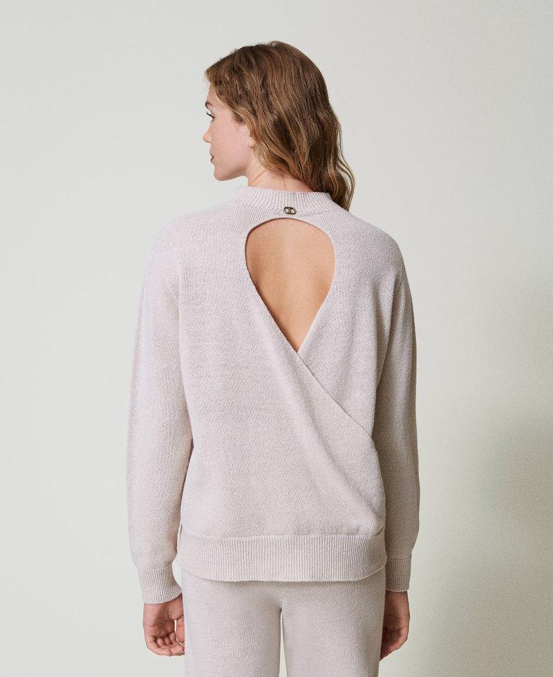 Scee by twin set Maglia in misto lana e lurex Liquidazione