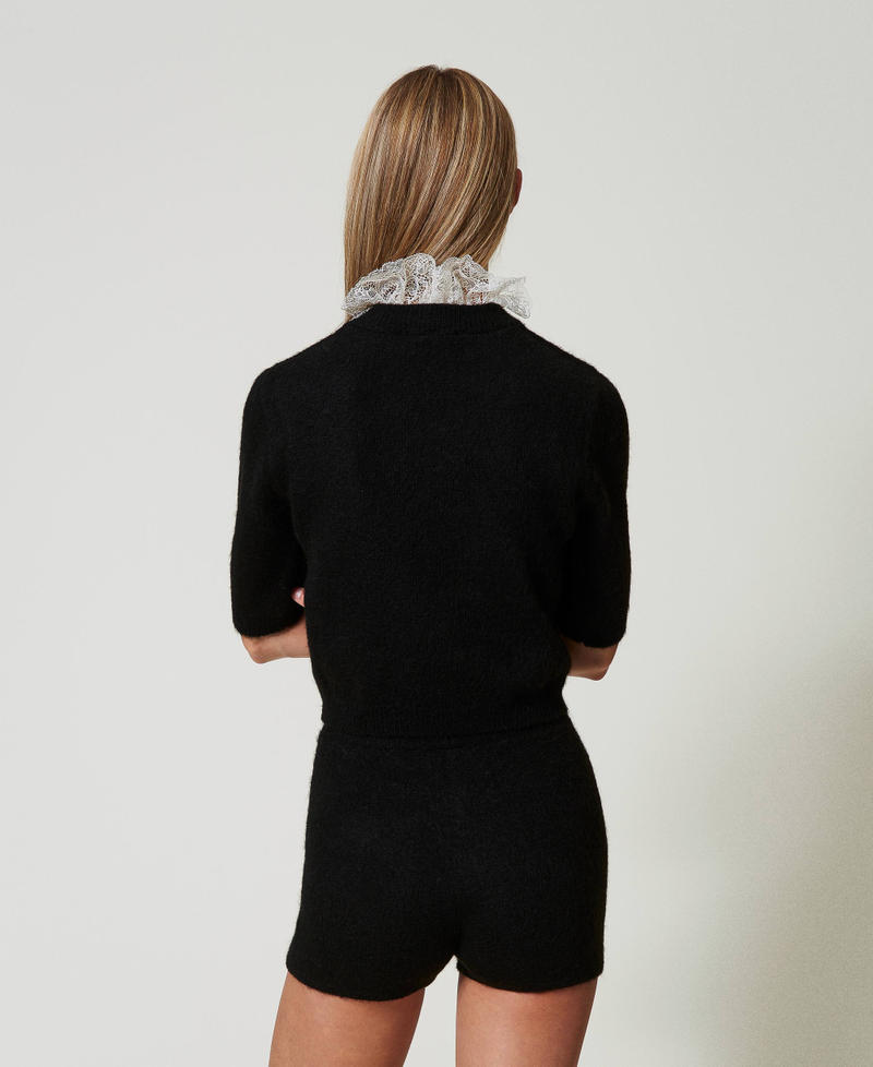 Scee by twin set Shorts 'Emily' in maglia misto mohair Super Saving Price
