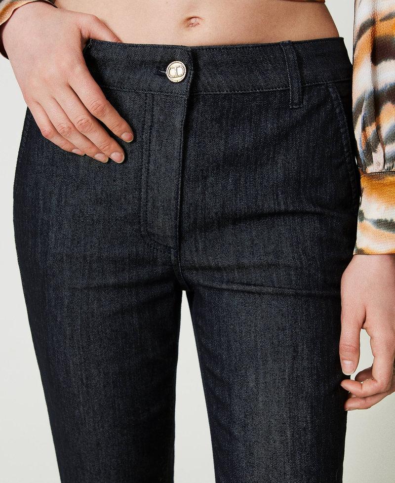 Scee by twin set Jeans flare con piega stirata Ultimi tre giorni