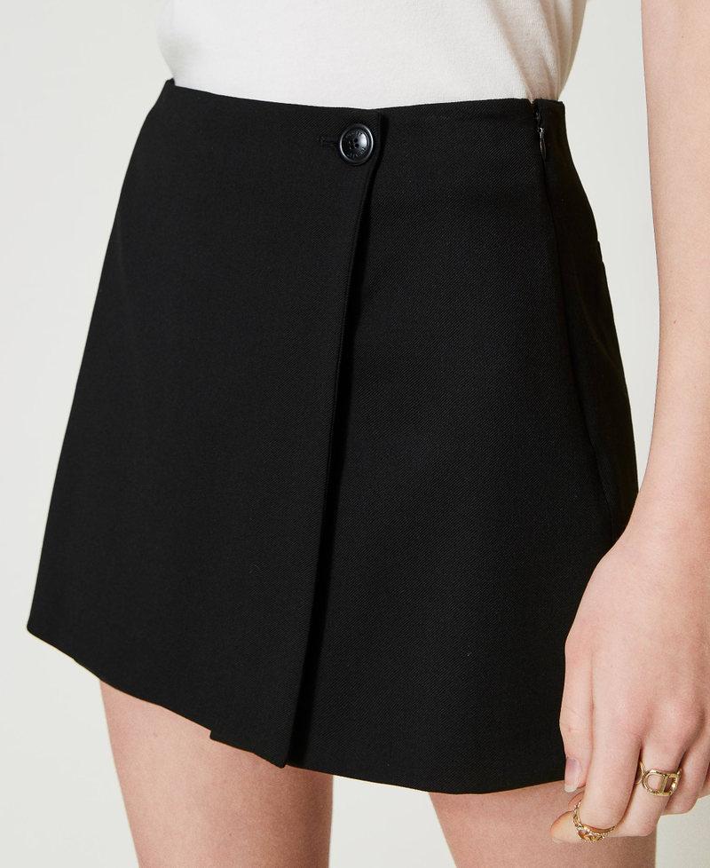 Scee by twin set Shorts a portafoglio in misto lana Solo un giorno rimasto