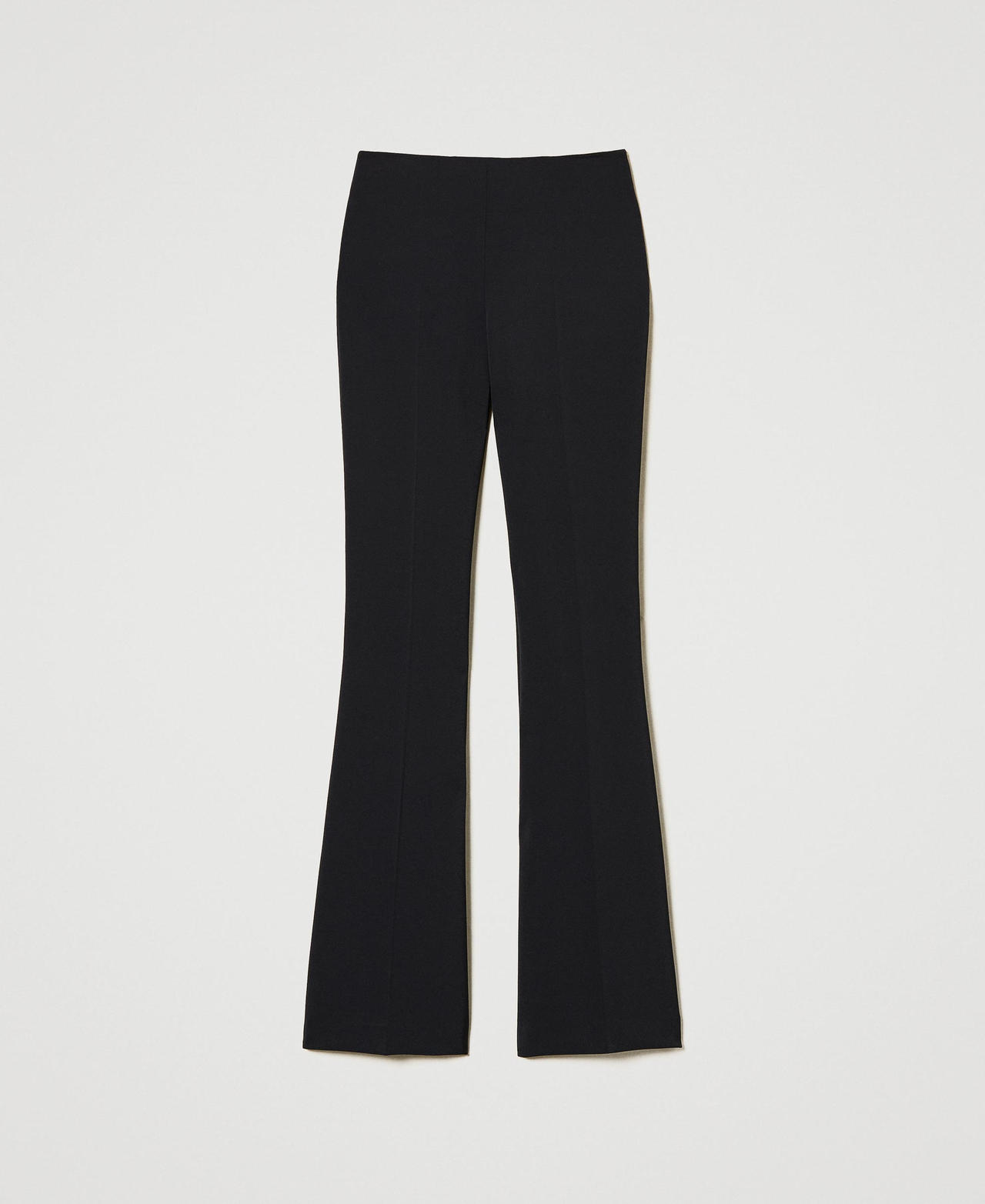 Scee by twin set Pantaloni flare a vita alta Super sconto