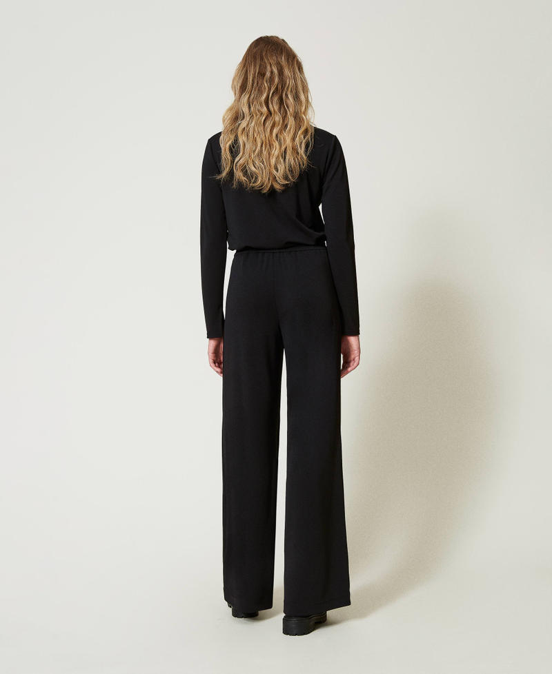 Scee by twin set Pantaloni a palazzo in jersey crêpe Officina