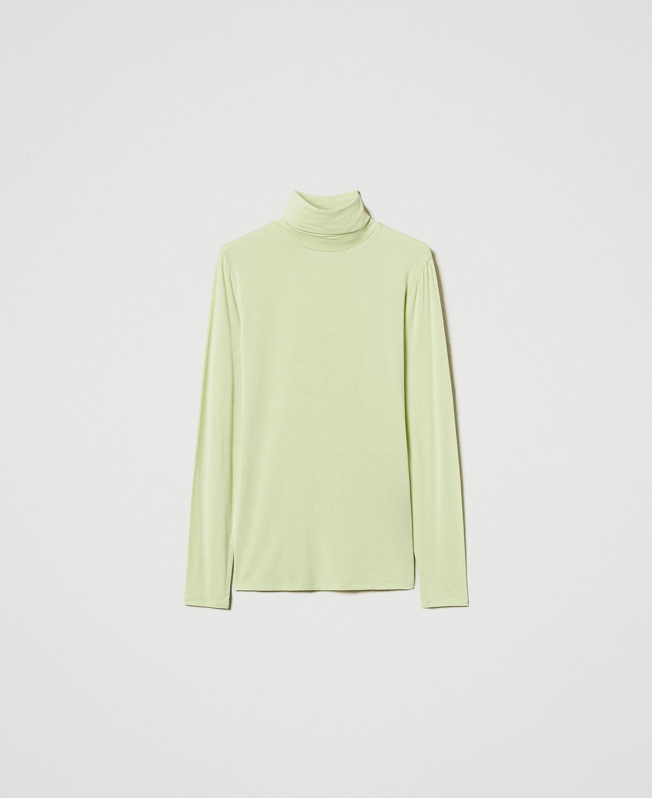 Scee by twin set T-shirt dolcevita con ricamo logo Esporta salva