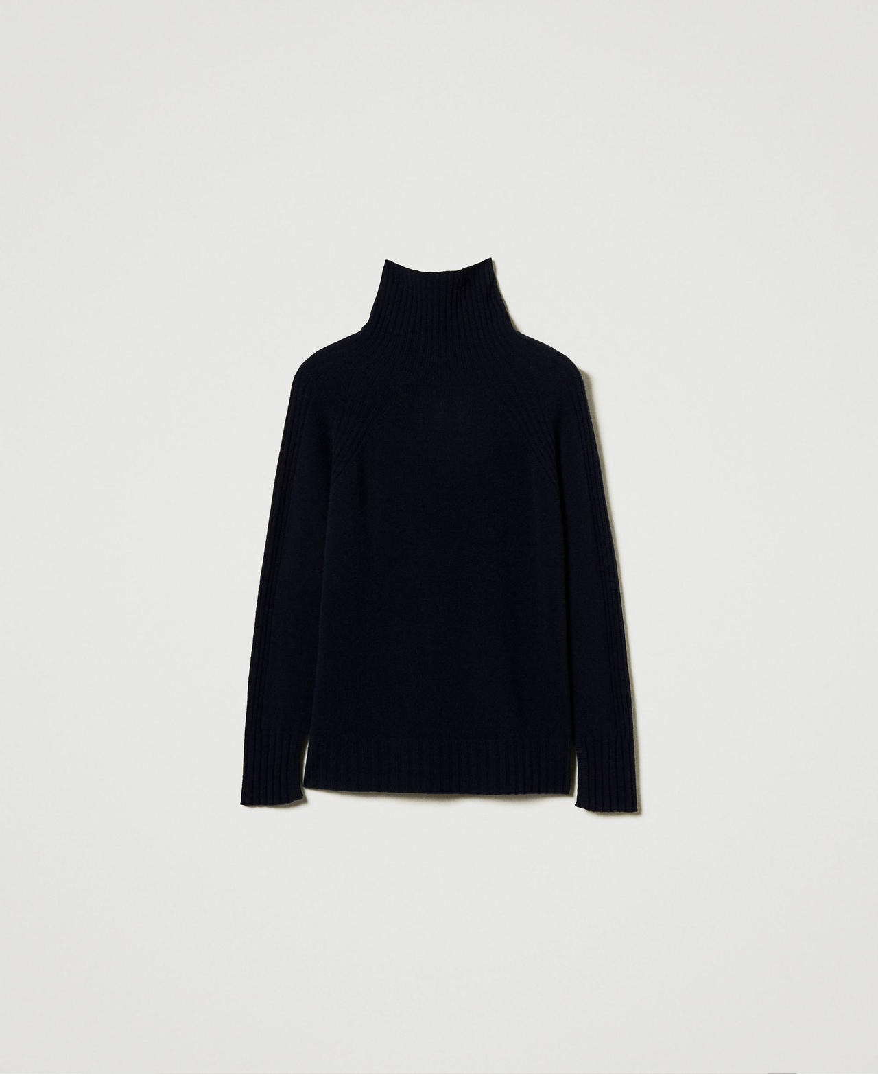 Scee by twin set Maglia dolcevita in lana e cashmere In Linea