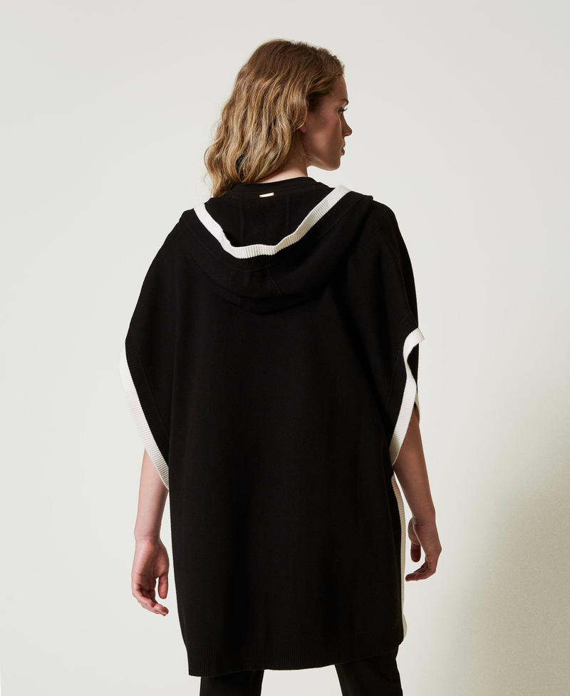 Scee by twin set Poncho in maglia con tasche Qualità