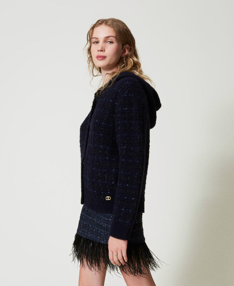 Scee by twin set Giacca in maglia jacquard check Negozio